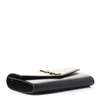 Saint Laurent Grain De Poudre Uptown Chain Wallet Black 4 of 11