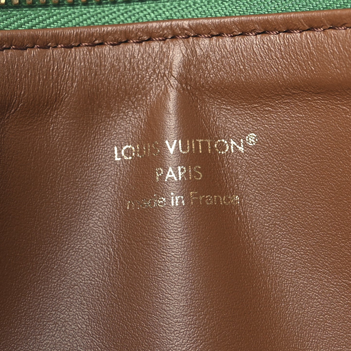 Calfskin Monogram Speedy P9 Bandouliere 50 Pochette Green