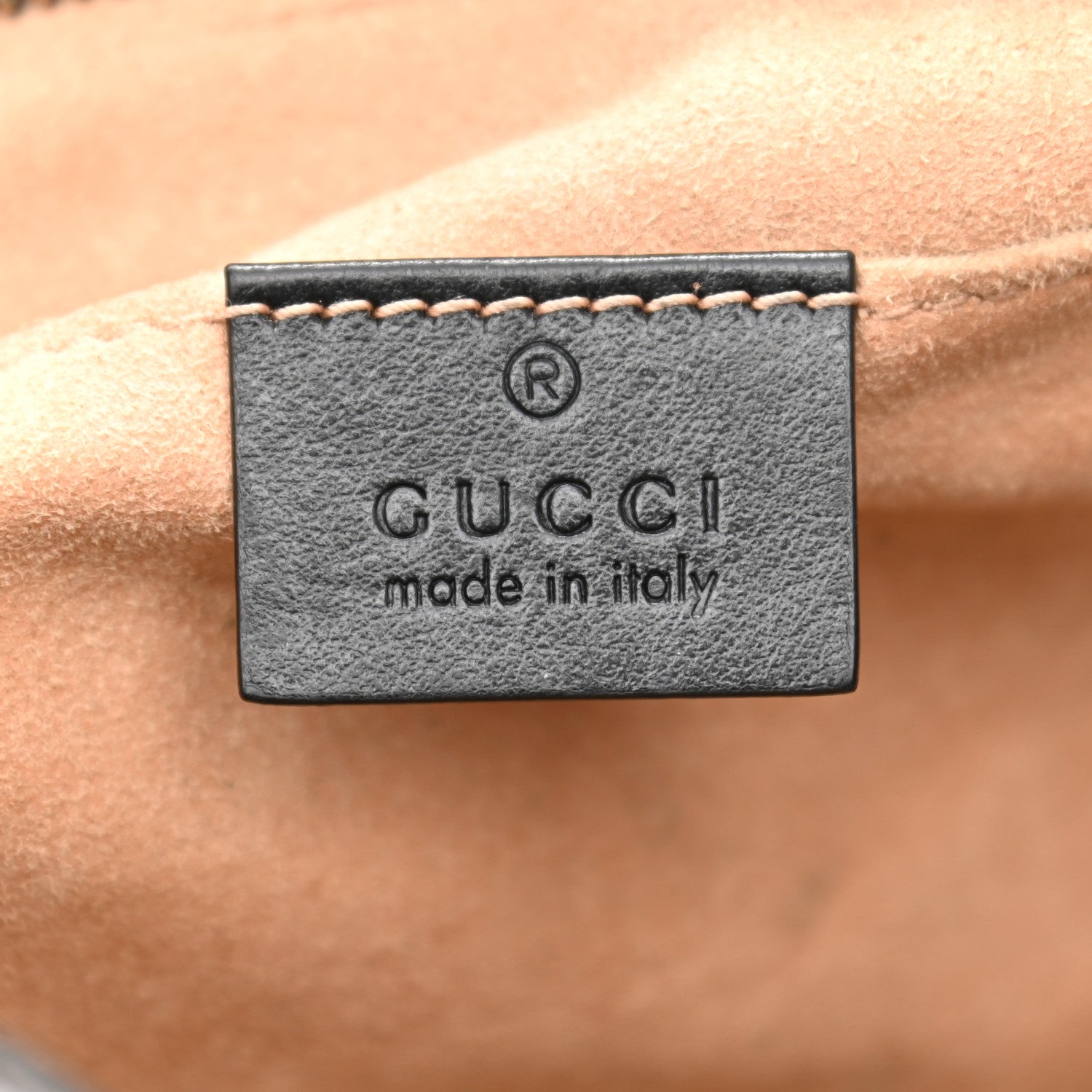 Gucci Calfskin Matelasse Small GG Marmont Chain Shoulder Bag Black 6 of 11