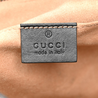 Gucci Calfskin Matelasse Small GG Marmont Chain Shoulder Bag Black 6 of 11