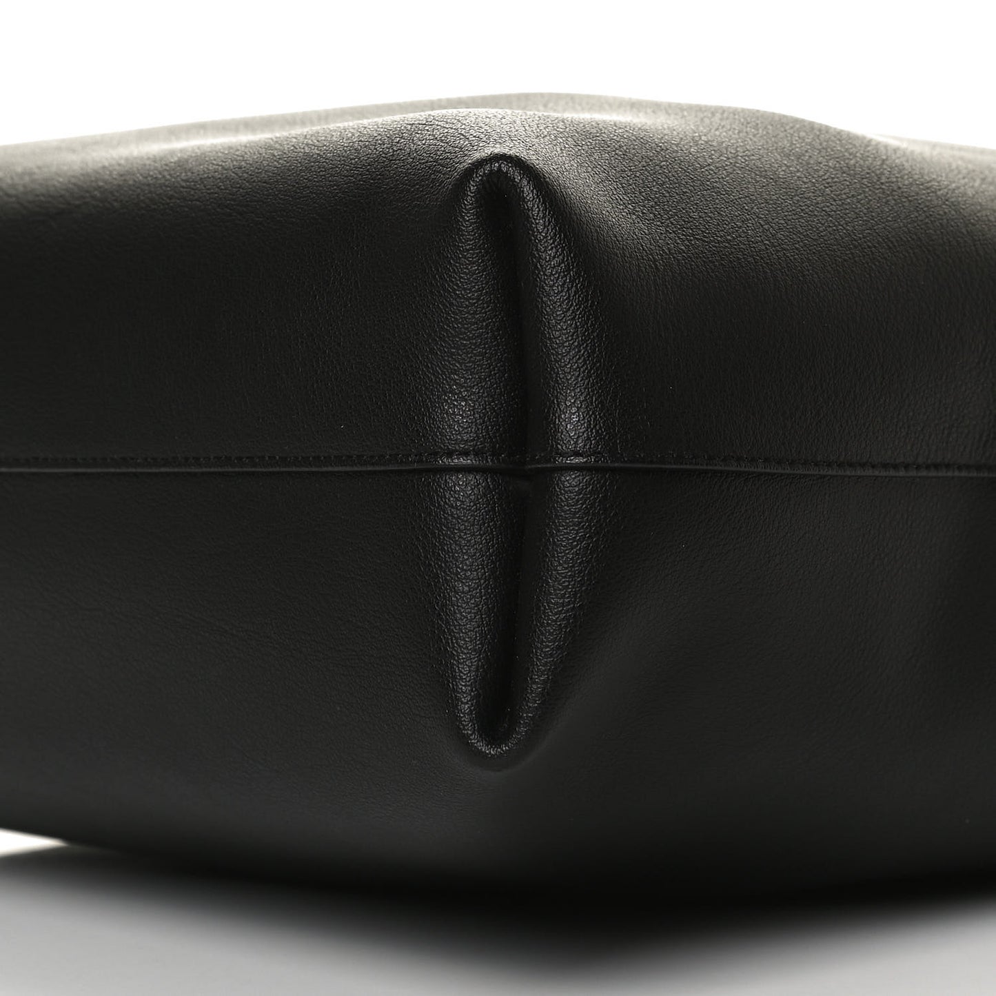 Calfskin Medium Shopping Tote Black