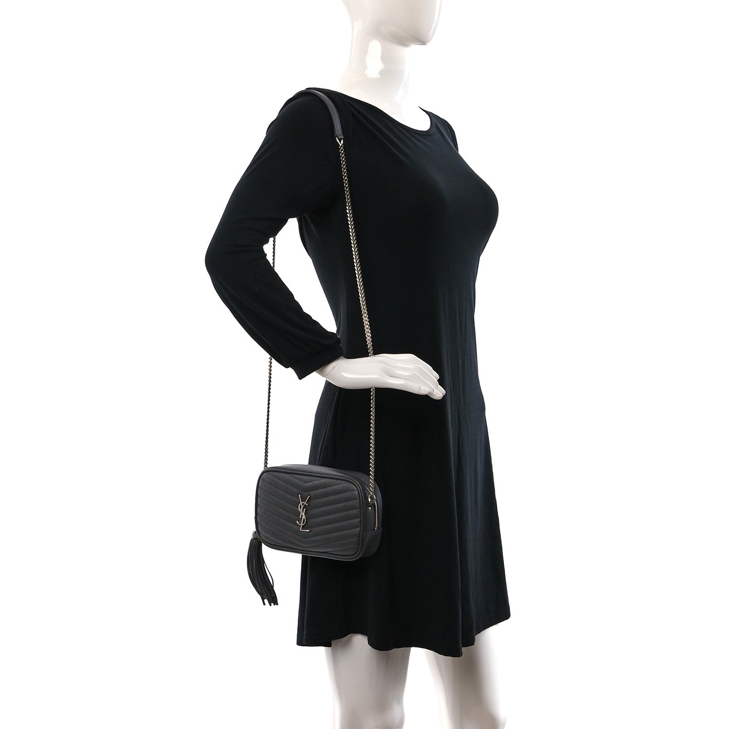 Grain De Poudre Matelasse Monogram Mini Lou Camera Bag Storm