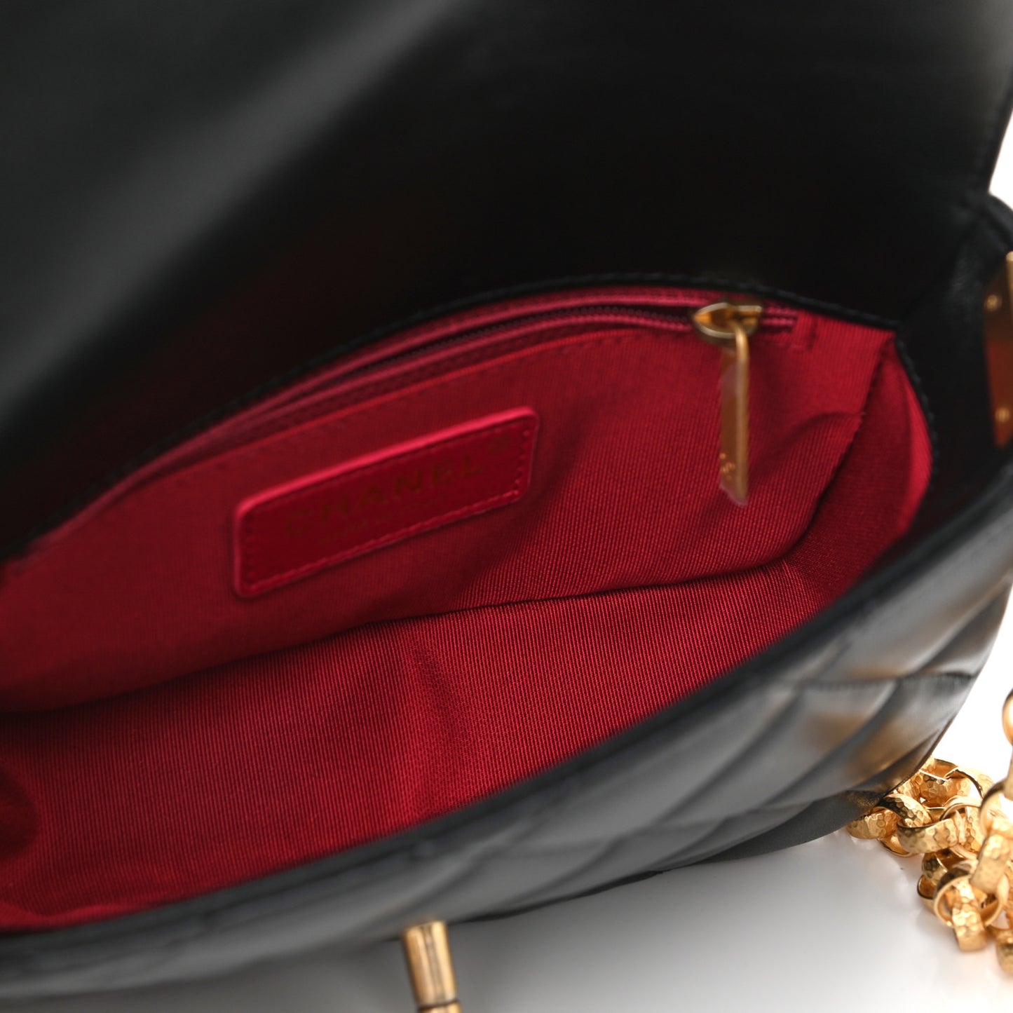 Lambskin Quilted Small CC Coin Flap Bag Black