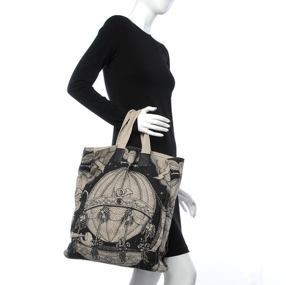 Gucci X JAYDE FISH Linen Garden Vertical Tote Black 2 of 8