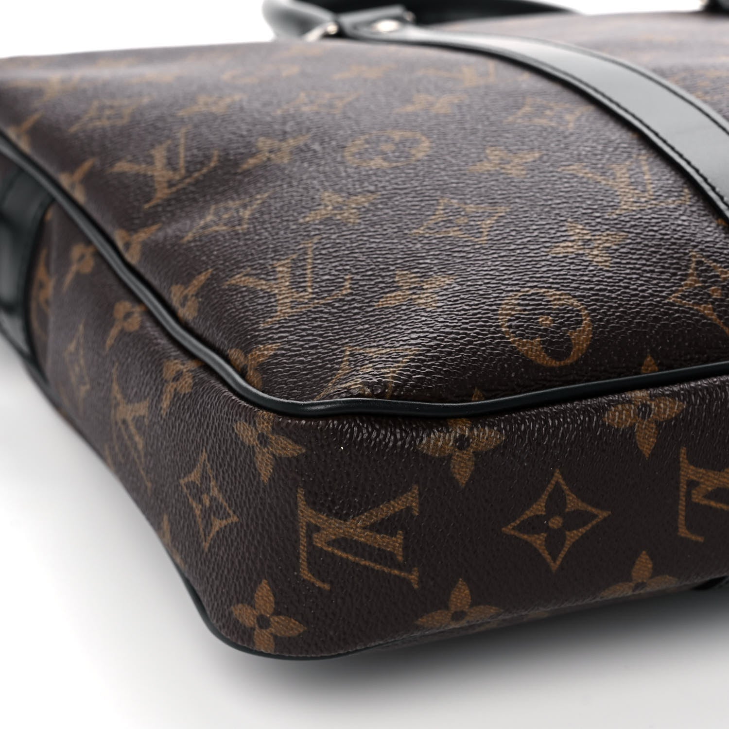 Louis Vuitton Monogram Macassar Porte-Documents Voyage PM 7 of 9