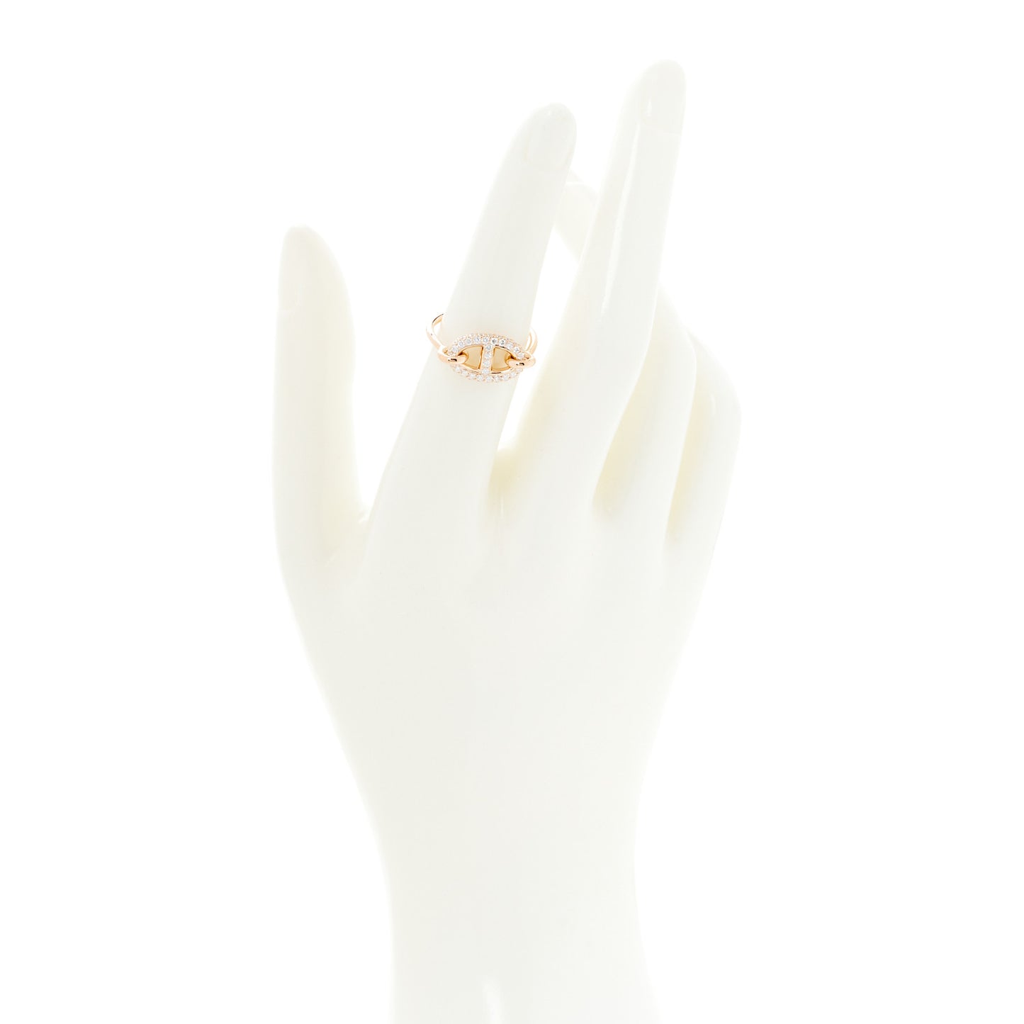 18K Rose Gold Diamond Farandole Ring 52 6