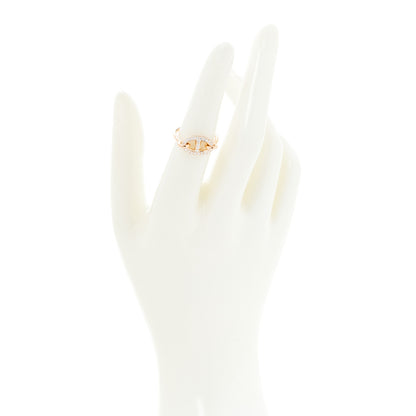 Hermes 18K Rose Gold Diamond Farandole Ring 52 6 2 of 6