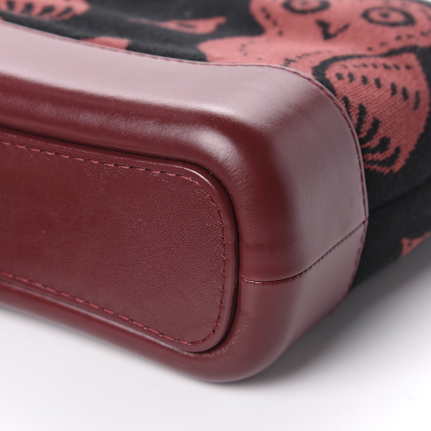Knit Calfskin Small Gabrielle Hobo Red