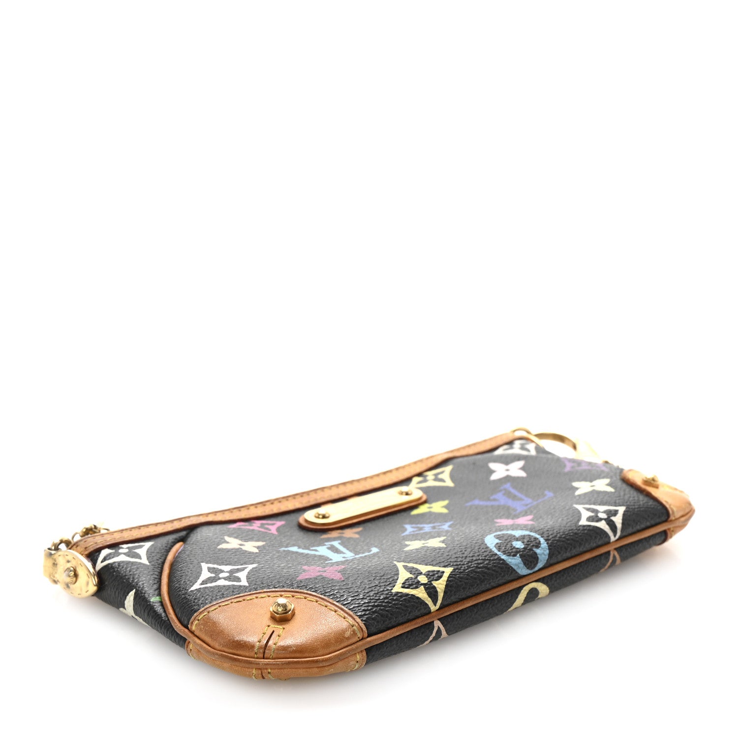 Louis Vuitton Monogram Multicolor Pochette Milla MM Black 4 of 9