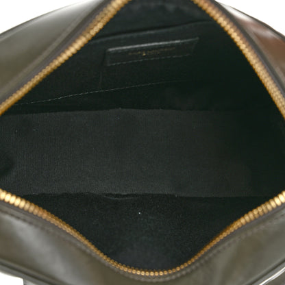 Saint Laurent Calfskin Matelasse Monogram Lou Camera Bag Military Olive 5 of 10