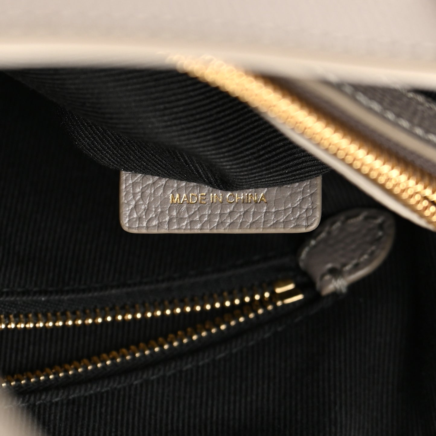 Derby Calfskin House Check Medium Banner Tote Taupe Brown