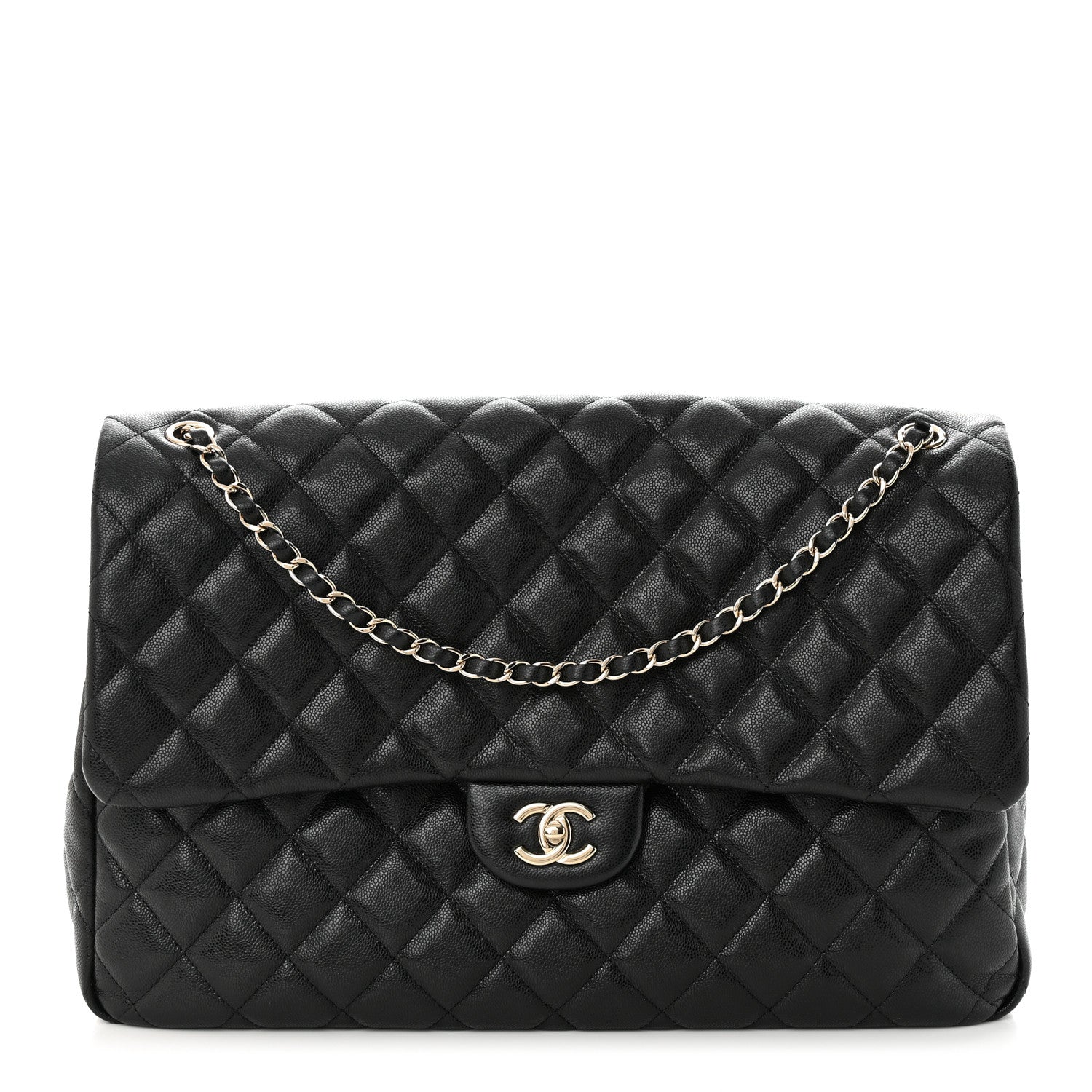 Chanel Caviar Quilted XXL Travel Flap Bag Black 1 of 11