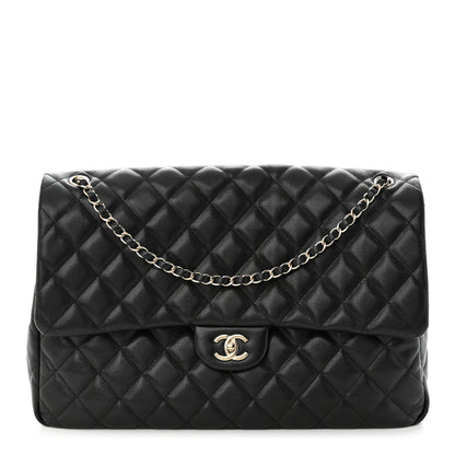 Chanel Caviar Quilted XXL Travel Flap Bag Black 1 of 11