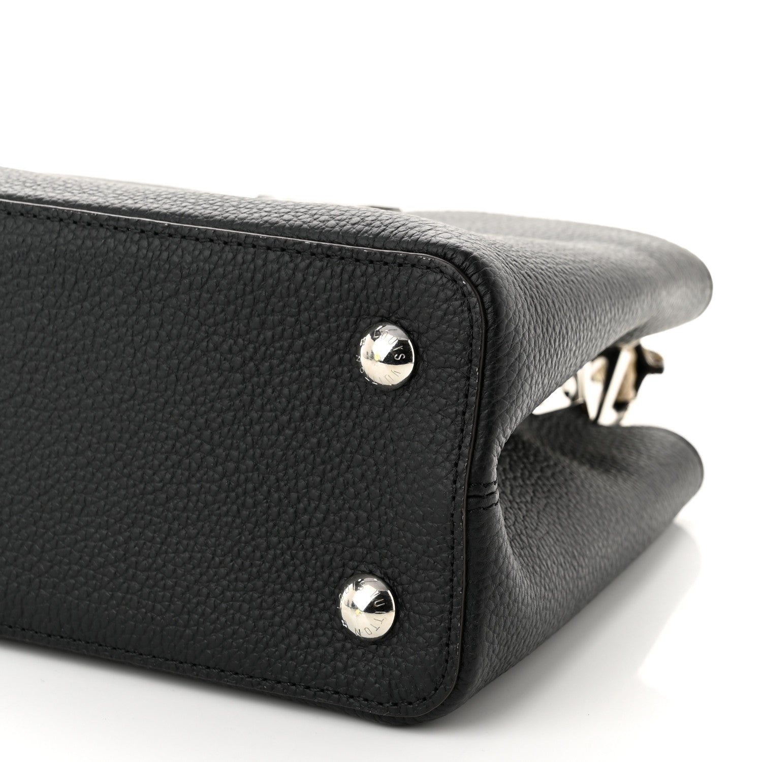 Louis Vuitton Taurillon Snakeskin Capucines PM Black 9 of 9