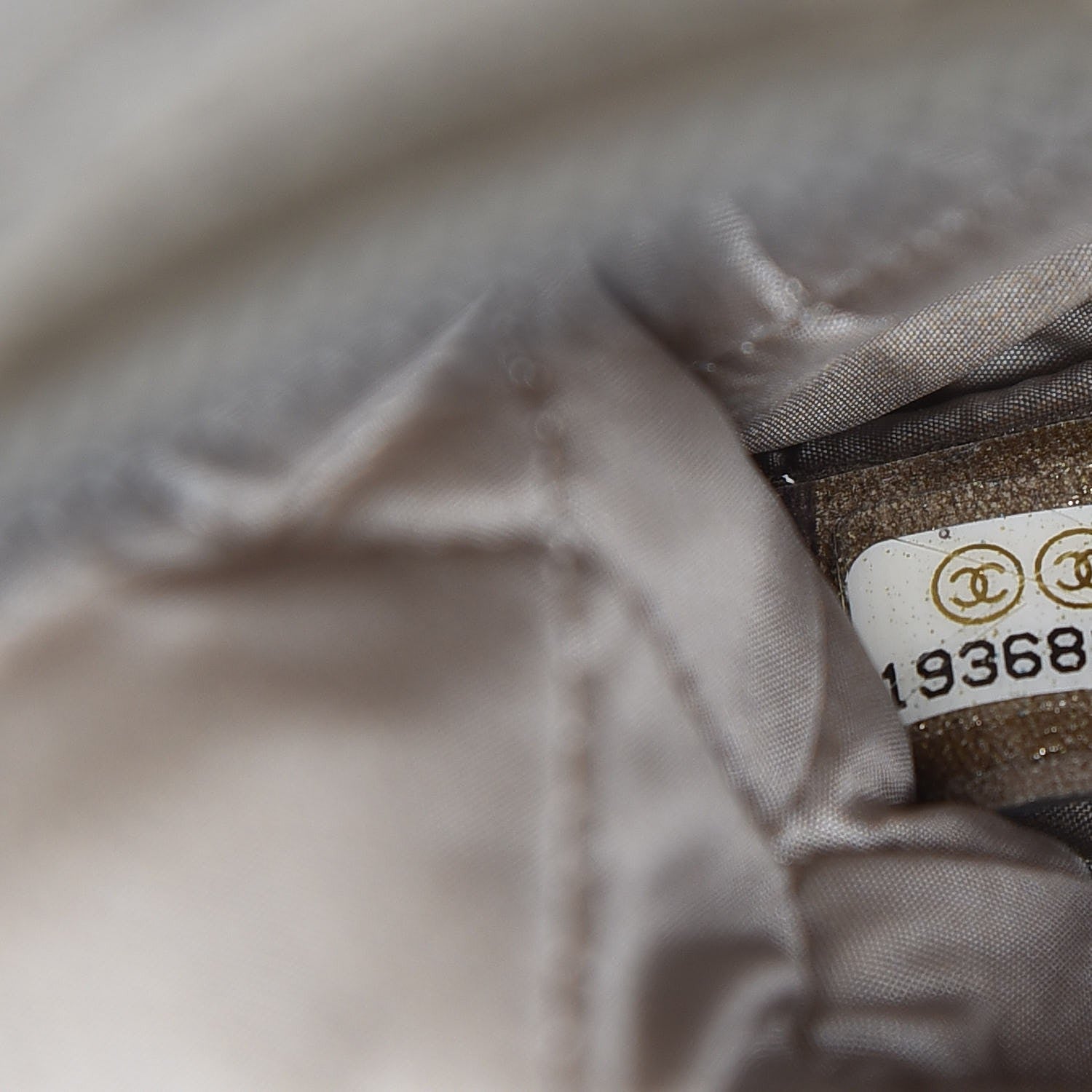 Chanel Metallic Lambskin Quilted Medium Cosmetic Case Gold 8 of 8