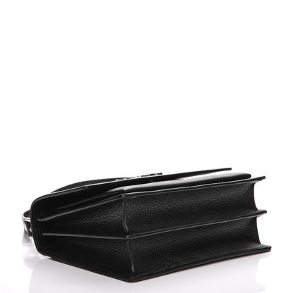 Saint Laurent Grained Calfskin Medium Monogram Sunset Black 4 of 7