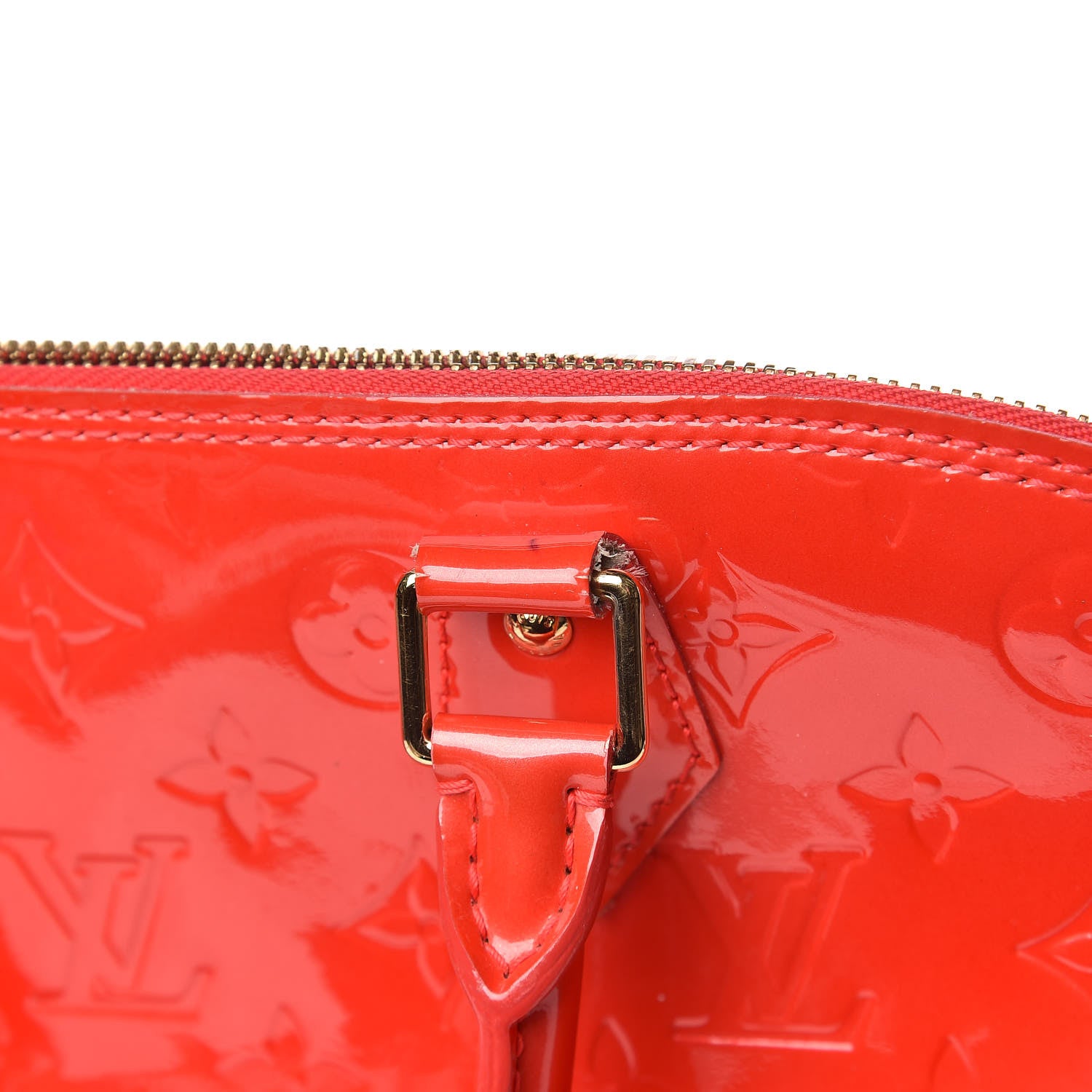 Louis Vuitton Vernis Alma GM Rouge Grenadine 8 of 17