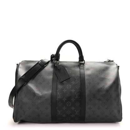 Louis Vuitton Reverse Monogram Eclipse Keepall Bandouliere 50 1 of 9