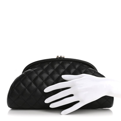 Chanel Caviar Quilted Timeless Clutch Black 2 of 8