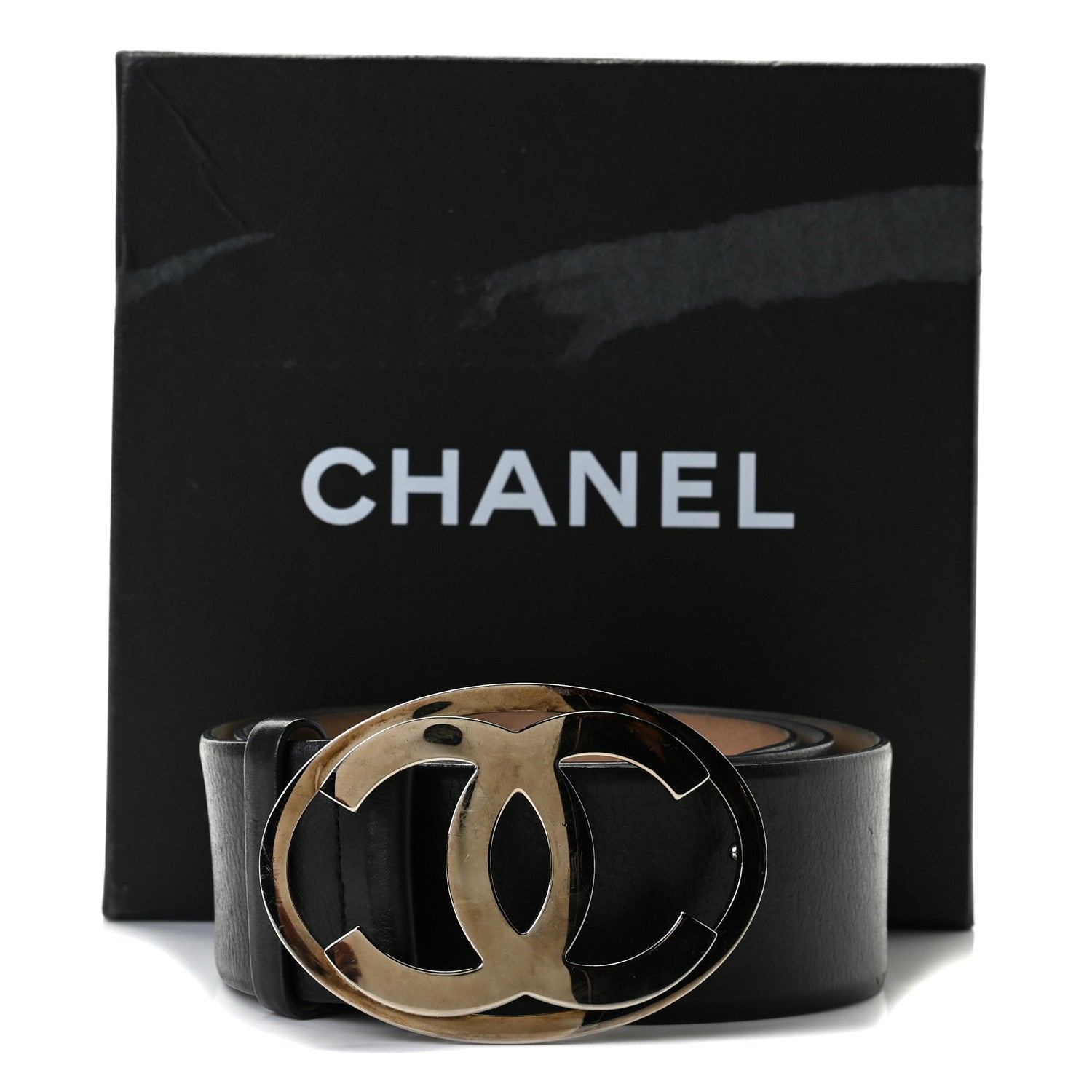 Chanel Calfskin CC Belt 90 36 Black 6 of 6
