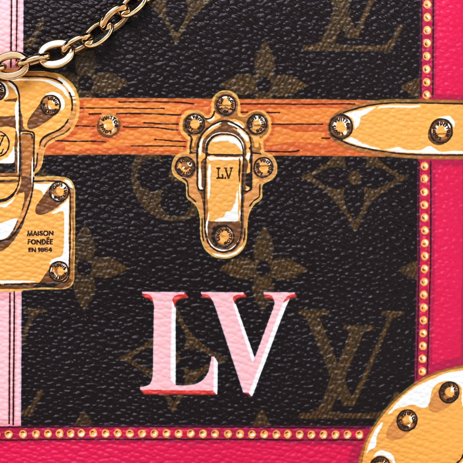 Louis Vuitton Monogram Summer Trunks Pochette Weekend 8 of 11