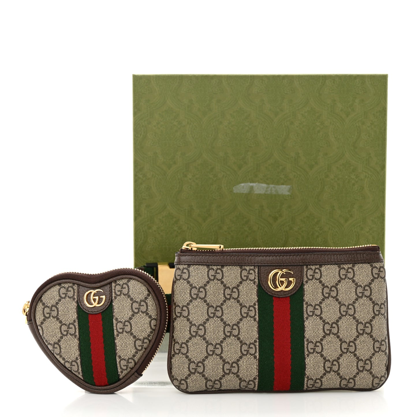 GG Supreme Monogram Web Ophidia Utility Belt Bag 85 34 Beige Ebony New Acero
