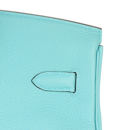 Hermes Togo Birkin 35 Bleu Atoll 10 of 29