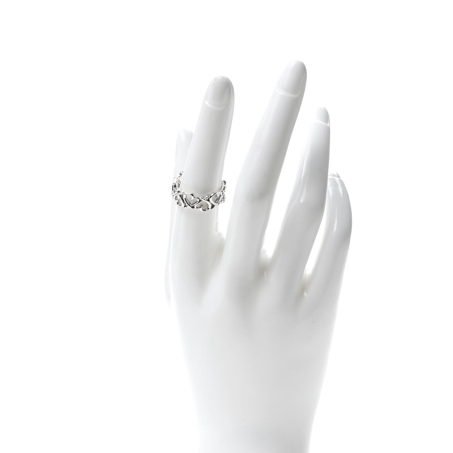 Sterling Silver Paloma Picasso Loving Heart Band Ring 54 7