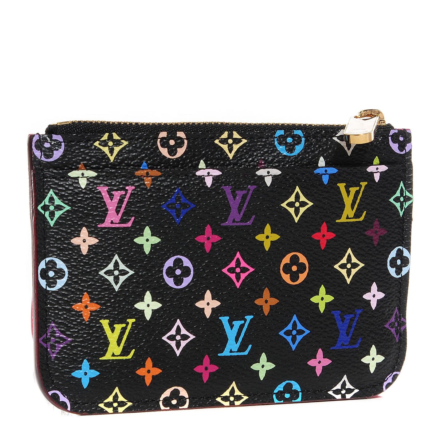Monogram Multicolor Key Pouch Black Grenade