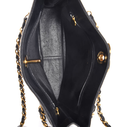 Chanel Caviar Quilted CC Shoulder Bag Black 5 of 8