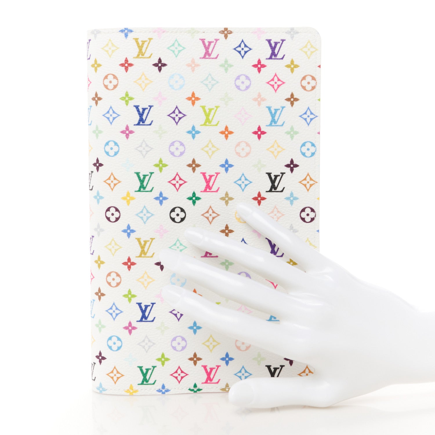 Louis Vuitton LV X TM Monogram Multicolor Emily Notebook Cover MM White 2 of 8