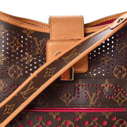 Louis Vuitton Monogram Perforated Musette Fuchsia 7 of 12