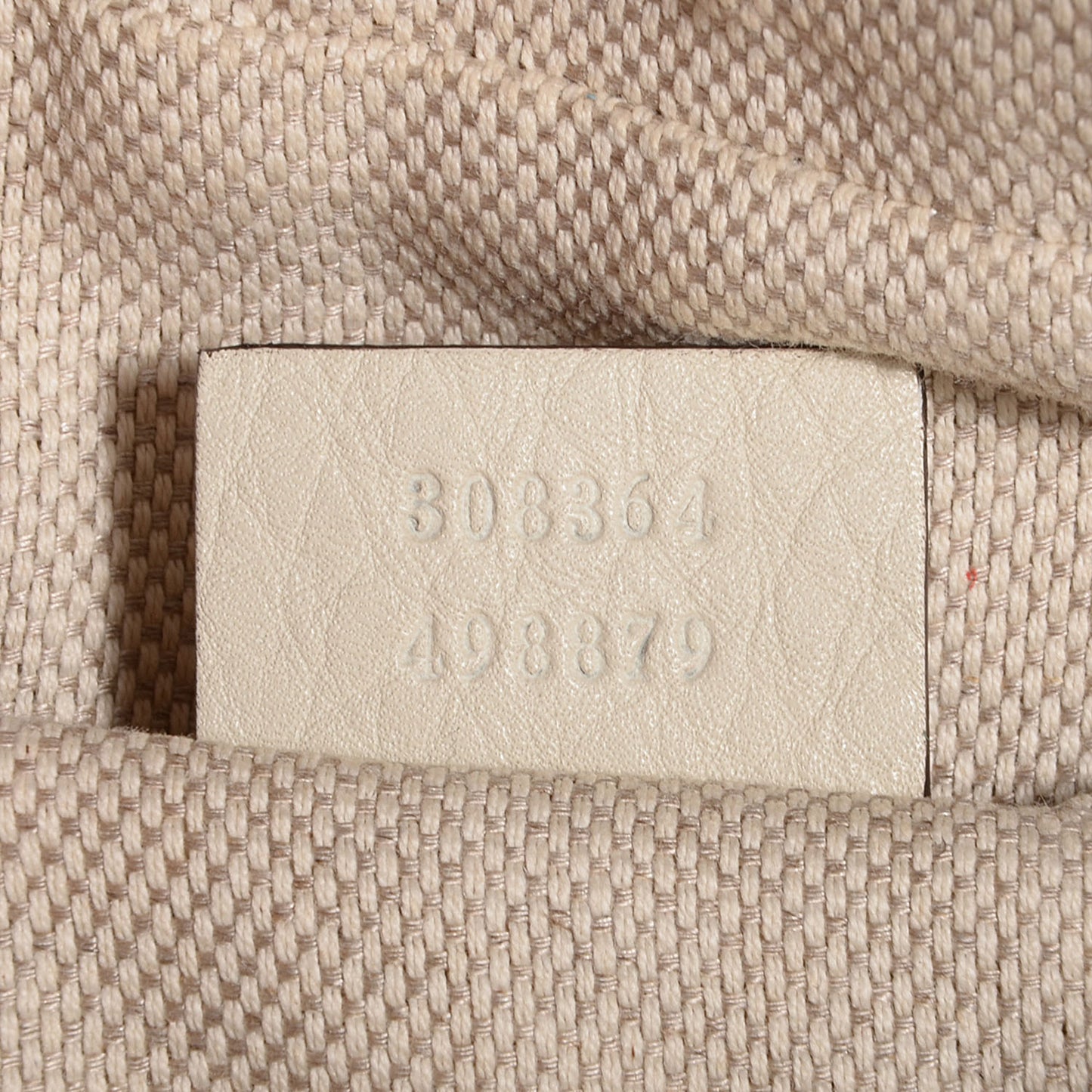 Pebbled Calfskin Small Soho Disco Bag Off White