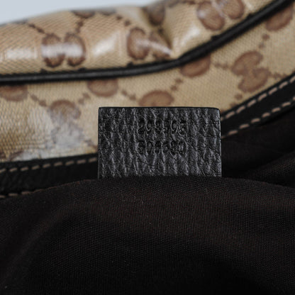 Gucci Crystal Monogram Large Princy Duffle Bag Beige Dark Brown 7 of 7