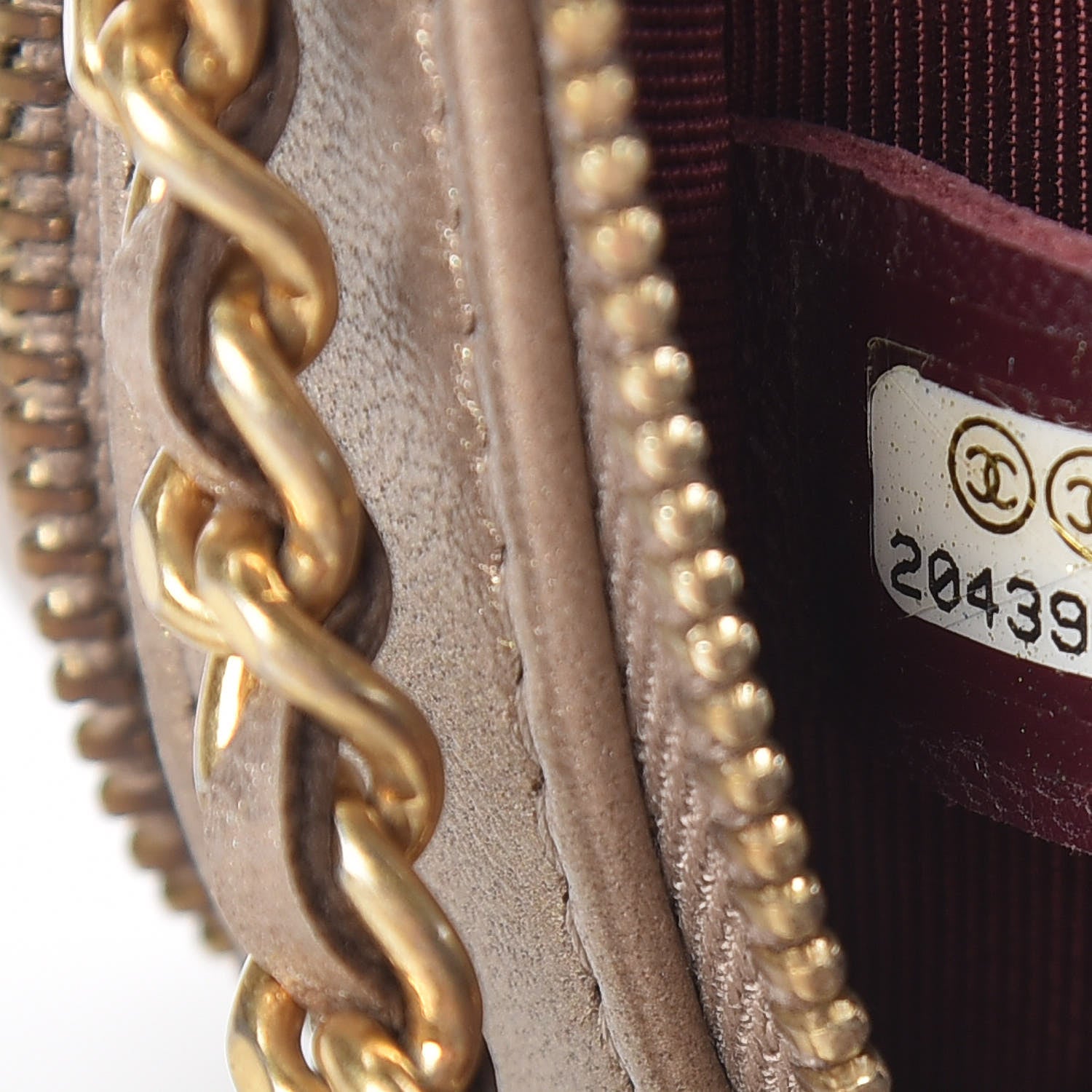 Chanel Metallic Lambskin Mini Coco Boy Camera Case Dark Gold 8 of 16