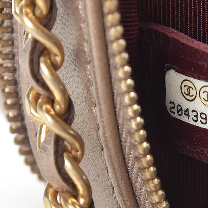 Chanel Metallic Lambskin Mini Coco Boy Camera Case Dark Gold 8 of 16
