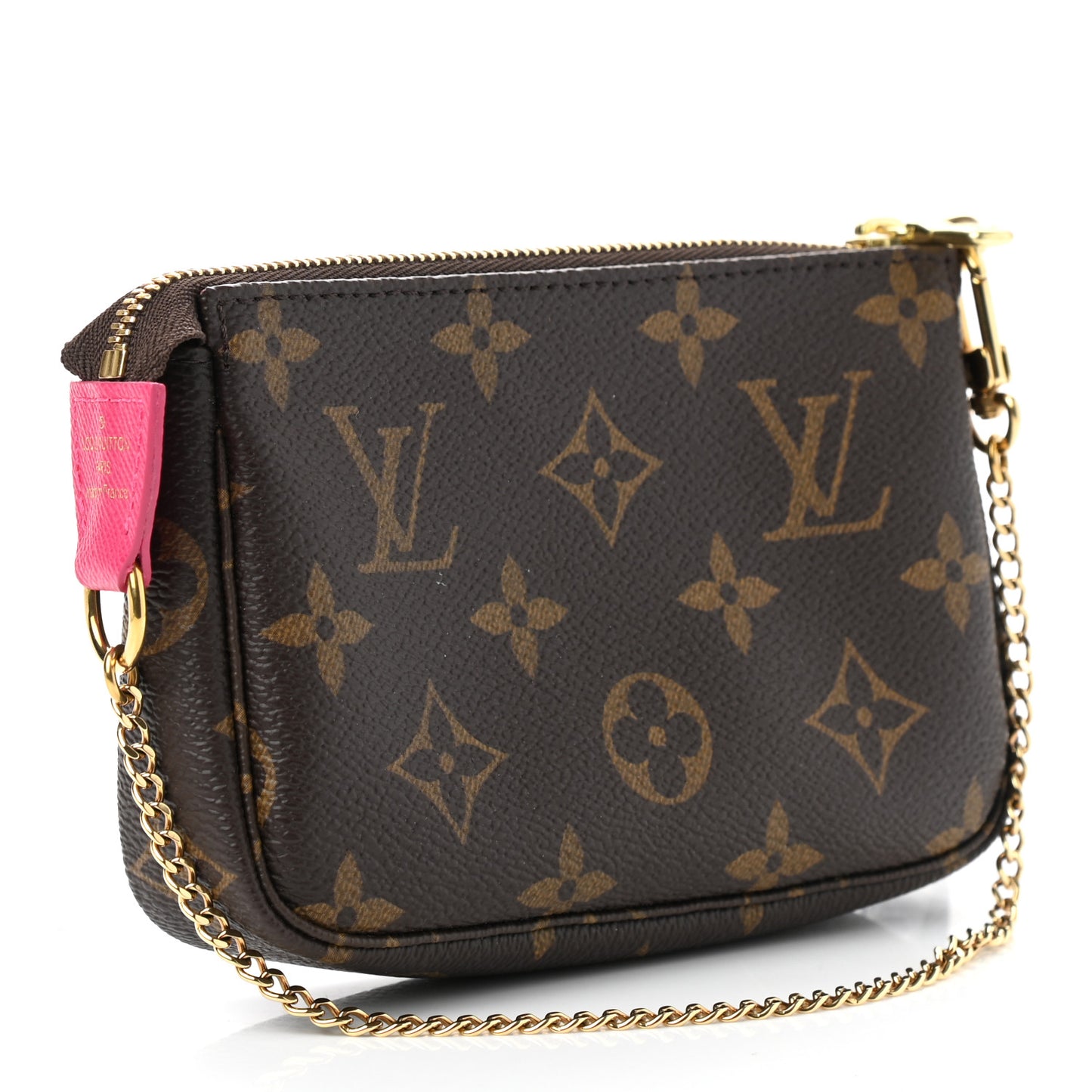 Monogram 2019 Christmas Animation Mini Courchevel Pochette Accessories Fuchsia