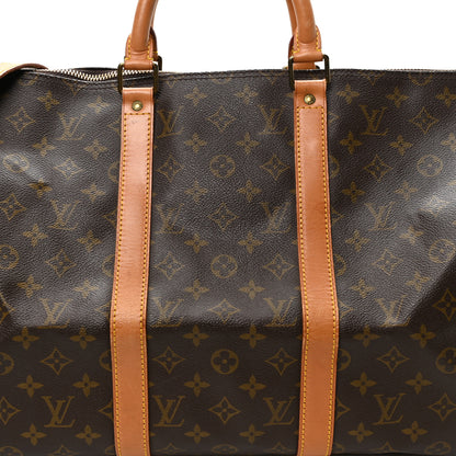 Louis Vuitton Monogram Keepall Bandouliere 50 8 of 10