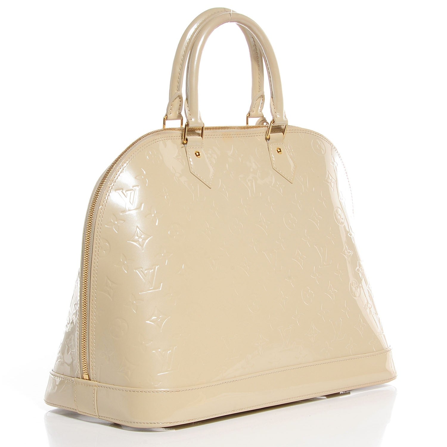 Louis Vuitton Vernis Alma GM Blanc Corail 3 of 7