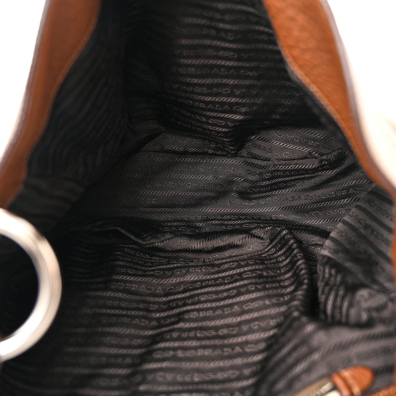 Prada Vitello Daino Hobo Nocciolo 5 of 17