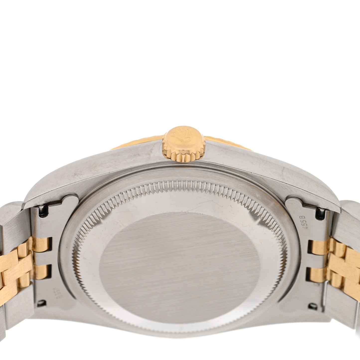 Stainless Steel 18K Yellow Gold 36mm Oyster Perpetual Datejust Watch Silver Roman 16233