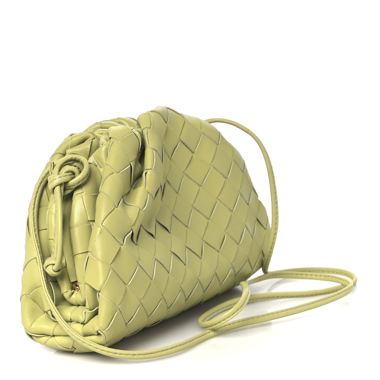 Bottega Veneta Nappa Intrecciato The Mini Pouch Kiwi 3 of 11