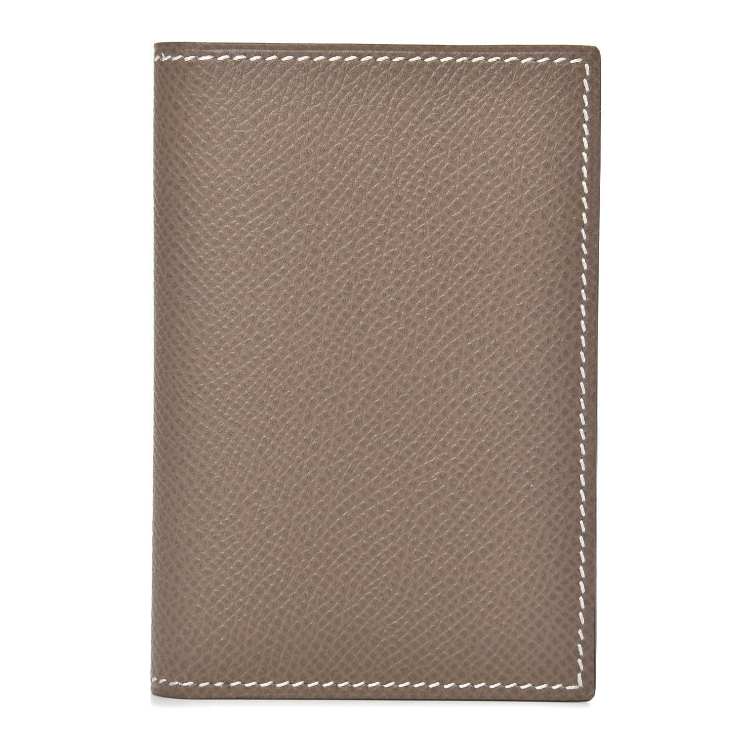 Hermes Epsom MC2 Euclide Card Holder Case Etoupe 1 of 7