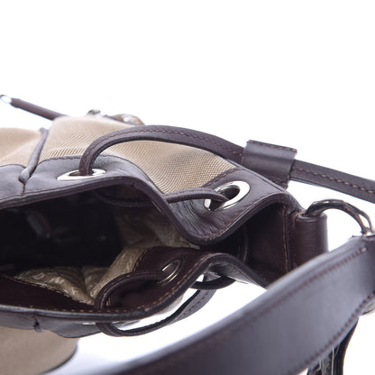 Prada Jacquard Logo Hobo Corda Bruciato 12 of 17