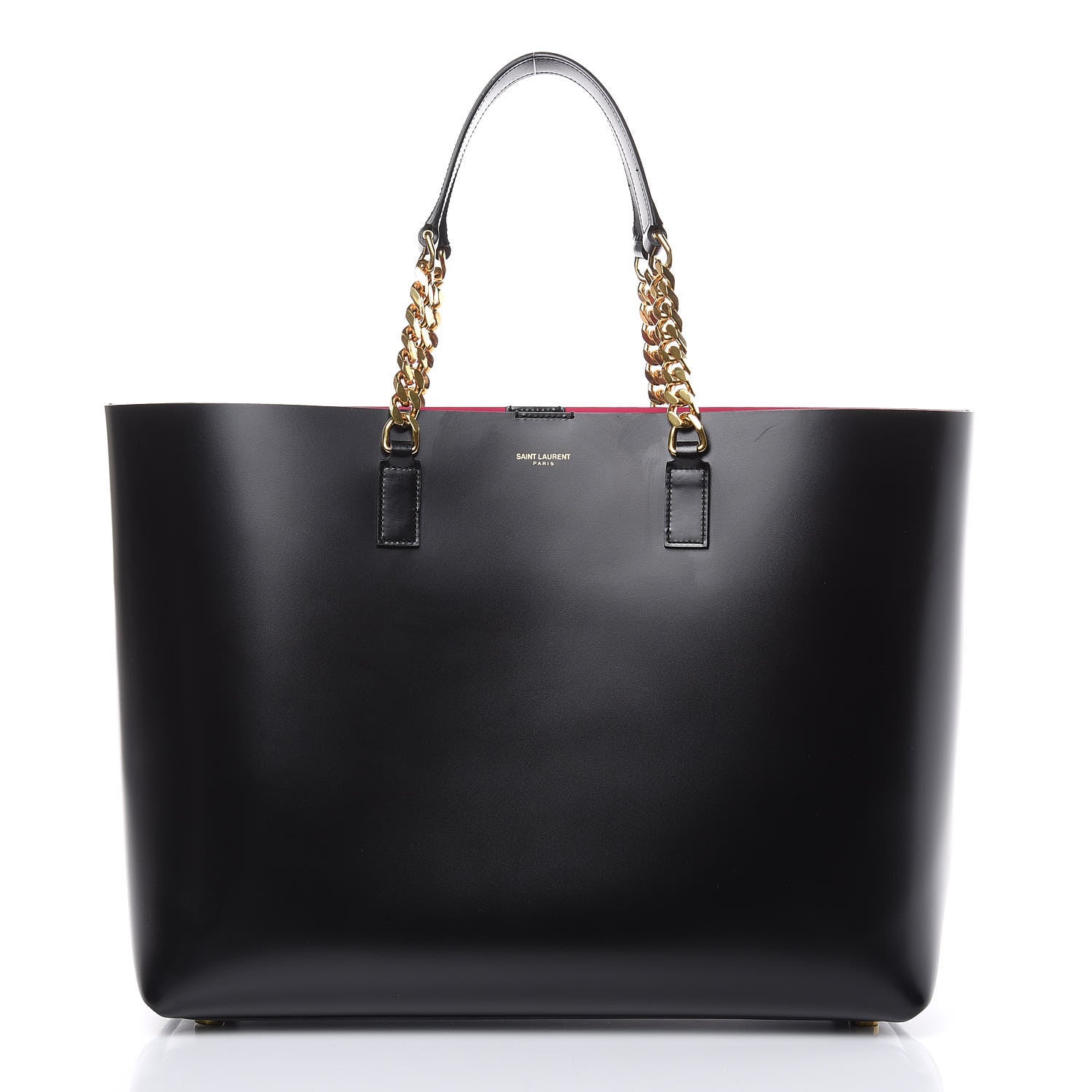 Saint Laurent Calfskin Large Paris Shopper Tote Black 4 of 12