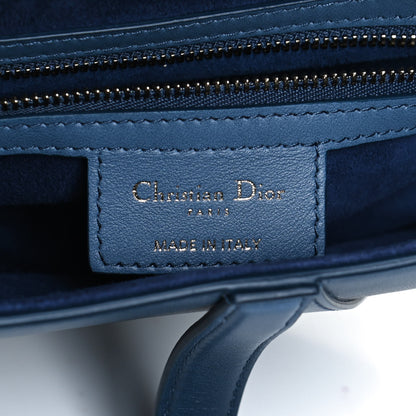 Christian Dior Calfskin Gradient Saddle Bag Indigo Blue 5 of 9