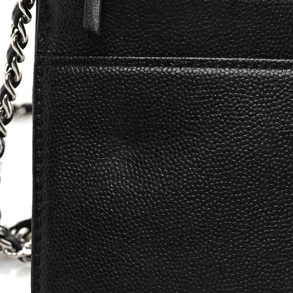 Chanel Caviar Sevruga Wallet On Chain WOC Black 12 of 25