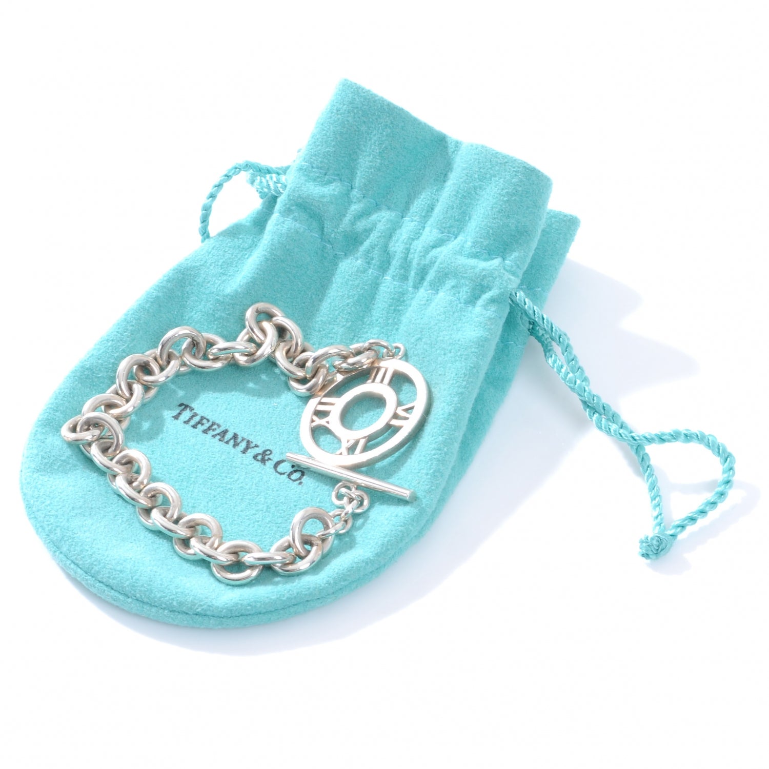 Tiffany Sterling Silver Atlas Toggle Bracelet 5 of 5