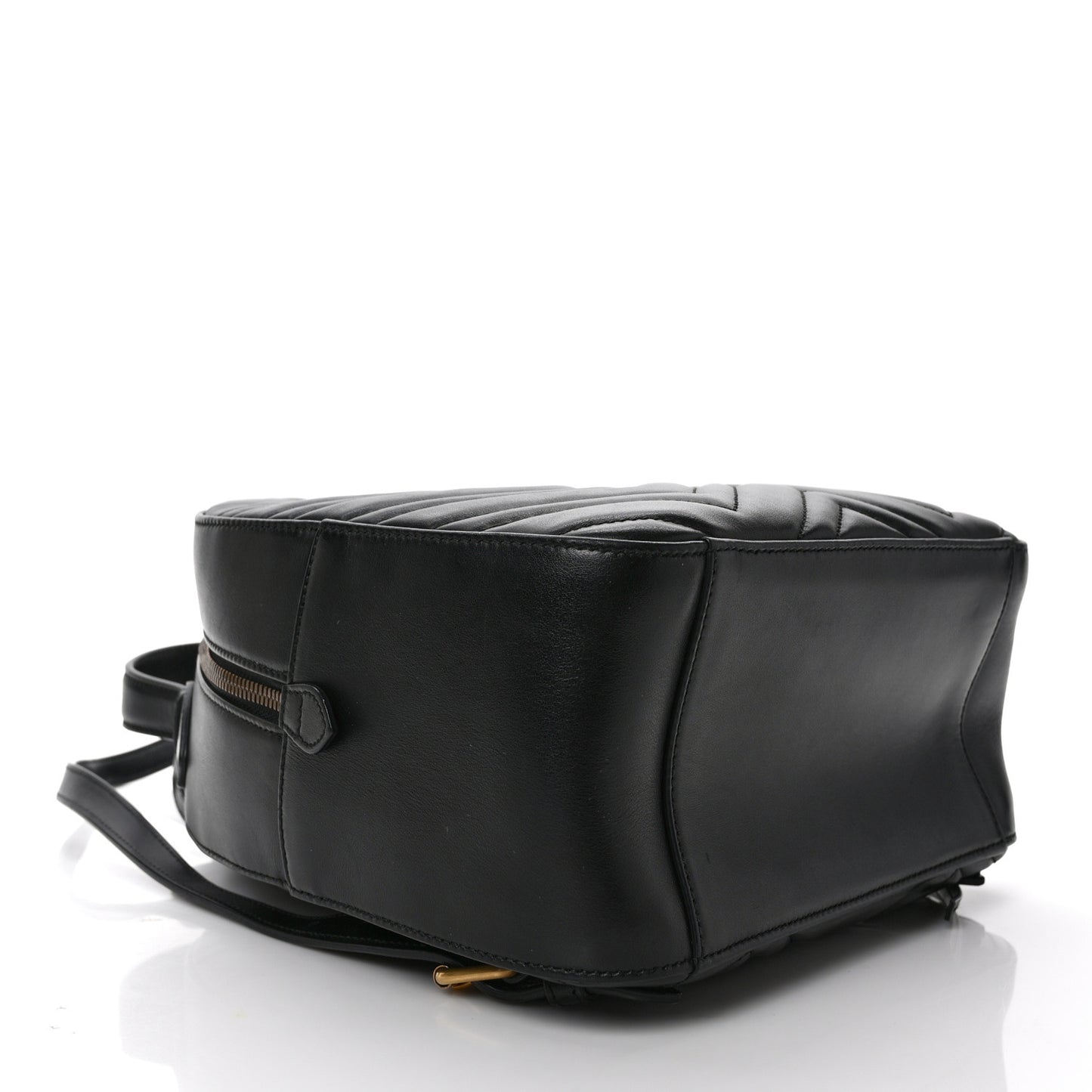 Calfskin Matelasse GG Marmont Dome Backpack Black