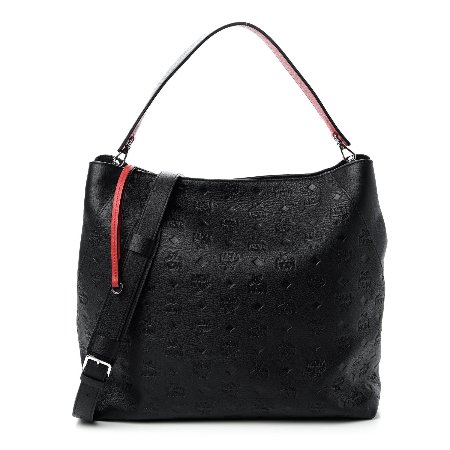 MCM Calfskin Ottomar Large Klara Hobo Black 1 of 10